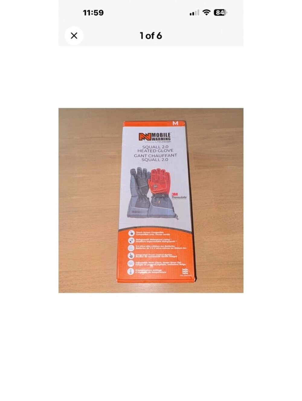 Mobile Warming Squall 2.0 Heated GlovesMobile Warming Squall 2.0 Heated Gloves M